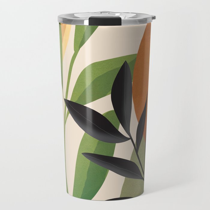 Abstract Sun Rays on the Branches 01 Travel Mug Gallery Image 1