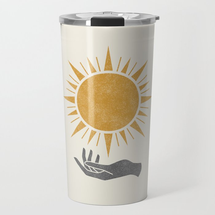 Sunburst Hand Travel Mug Gallery Image 1
