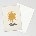 Sunburst Hand Stationery Card Gallery Image 2