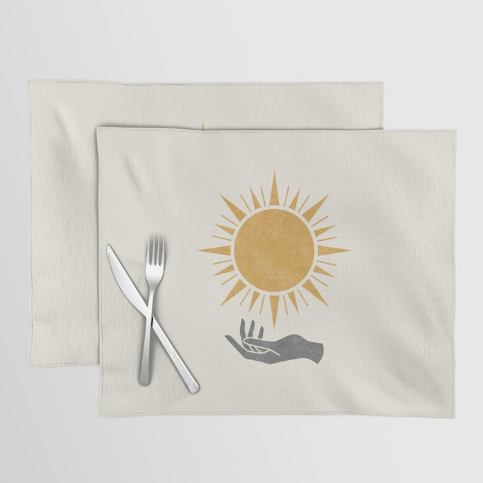 Sunburst Hand Placemat Gallery Image 1