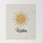 Sunburst Hand Throw Blanket Gallery Image 2