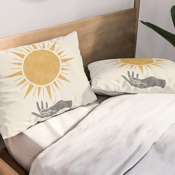 Sunburst Hand Pillow Sham Gallery Image 2