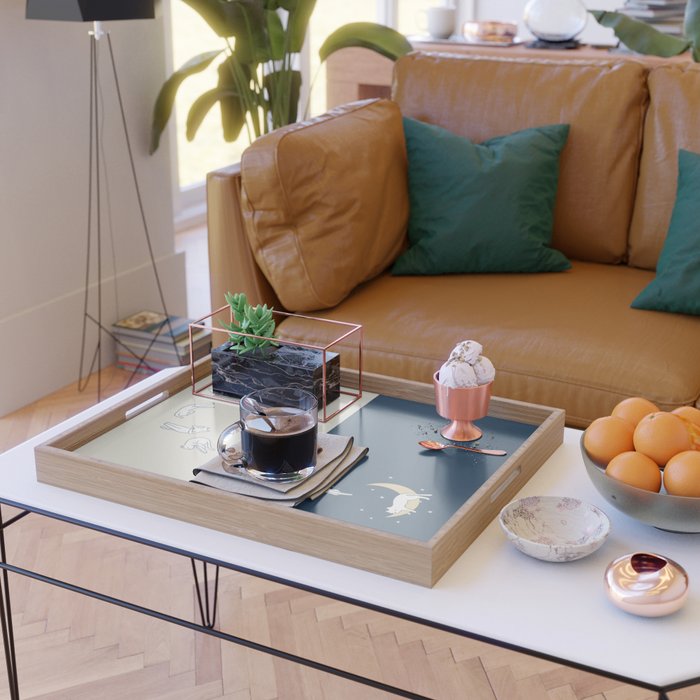 Cat Landscape 37 Serving Tray Gallery Image 2