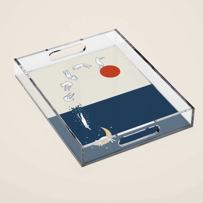 Cat Landscape 37 Acrylic Tray Gallery Image 1