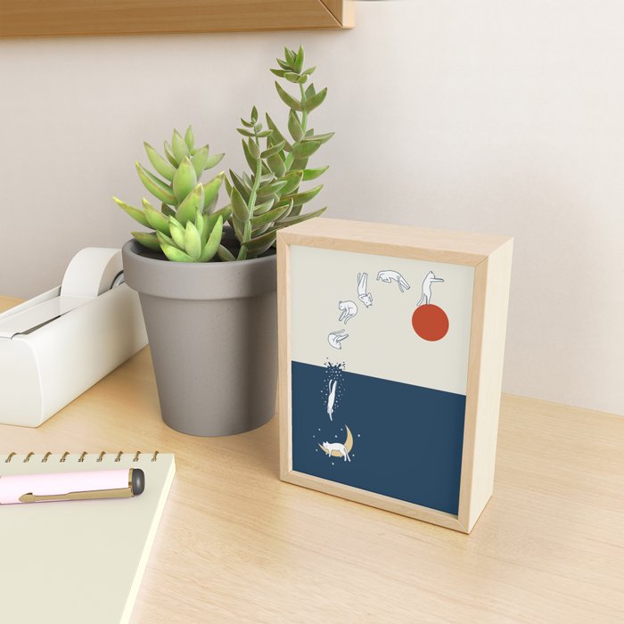 Cat Landscape 37 Mini Art Print Gallery Image 2