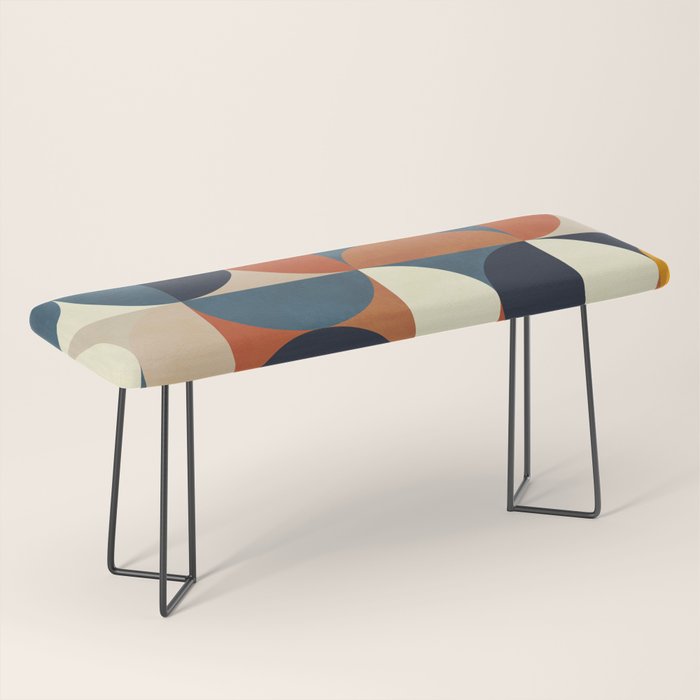mid century abstract shapes fall winter 1 Bench Gallery Image 1