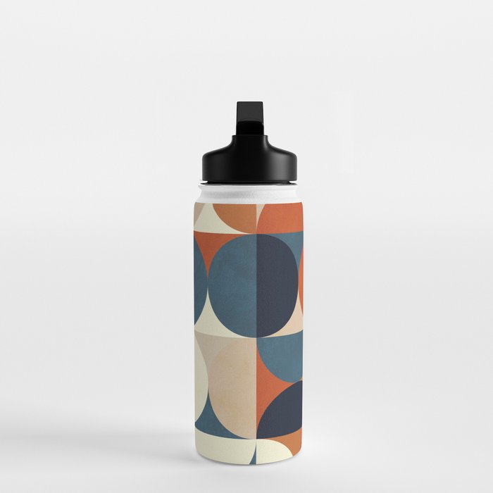 mid century abstract shapes fall winter 1 Water Bottle Gallery Image 3