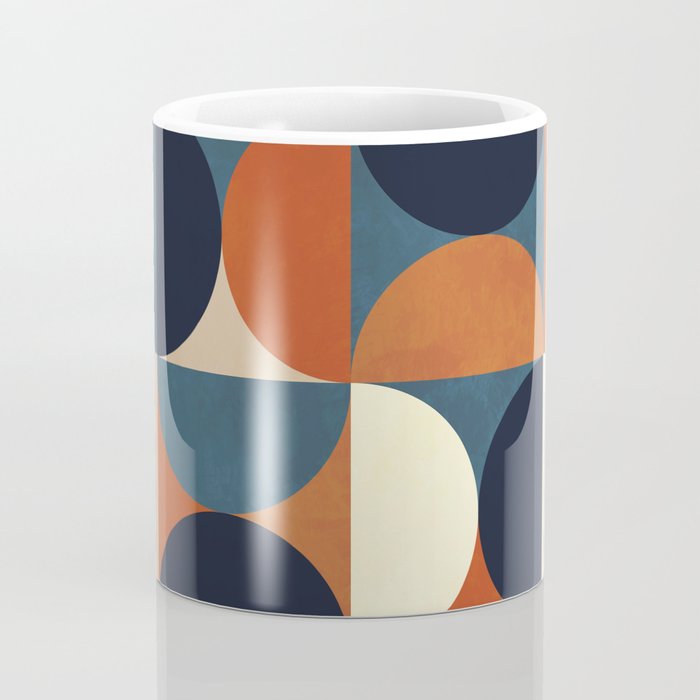 mid century abstract shapes fall winter 1 Coffee Mug Gallery Image 4