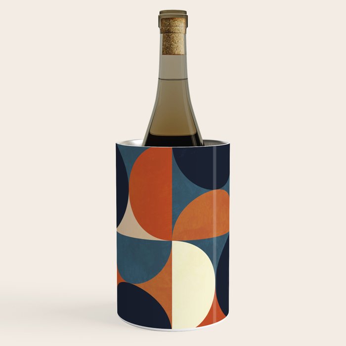 mid century abstract shapes fall winter 1 Wine Chiller Gallery Image 1