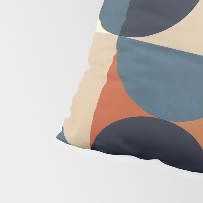 mid century abstract shapes fall winter 1 Pillow Sham Gallery Image 4