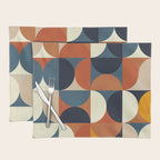 mid century abstract shapes fall winter 1 Placemat Gallery Image 1