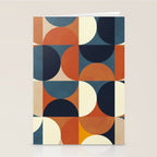 mid century abstract shapes fall winter 1 Stationery Card Gallery Image 2