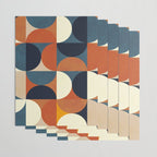 mid century abstract shapes fall winter 1 Wrapping Paper Gallery Image 3