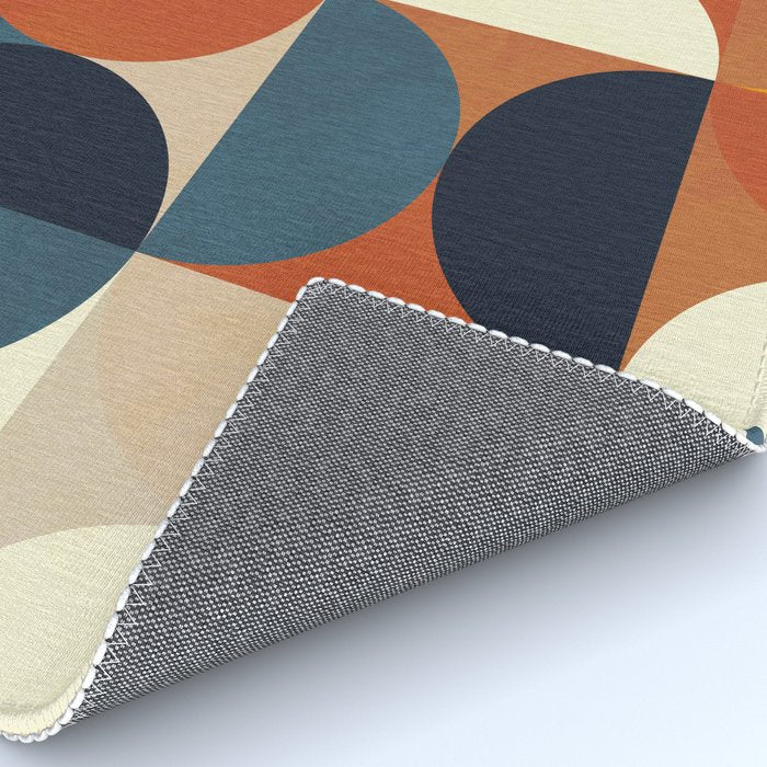mid century abstract shapes fall winter 1 Rug Gallery Image 4