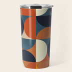 mid century abstract shapes fall winter 1 Travel Mug Gallery Image 1