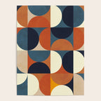 mid century abstract shapes fall winter 1 Poster Gallery Image 4