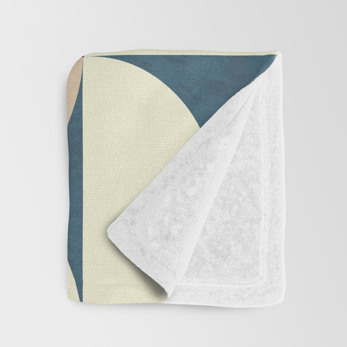 mid century abstract shapes fall winter 1 Throw Blanket Gallery Image 3