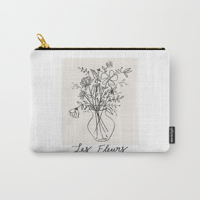Les Fleurs Carry All Pouch Gallery Image 1