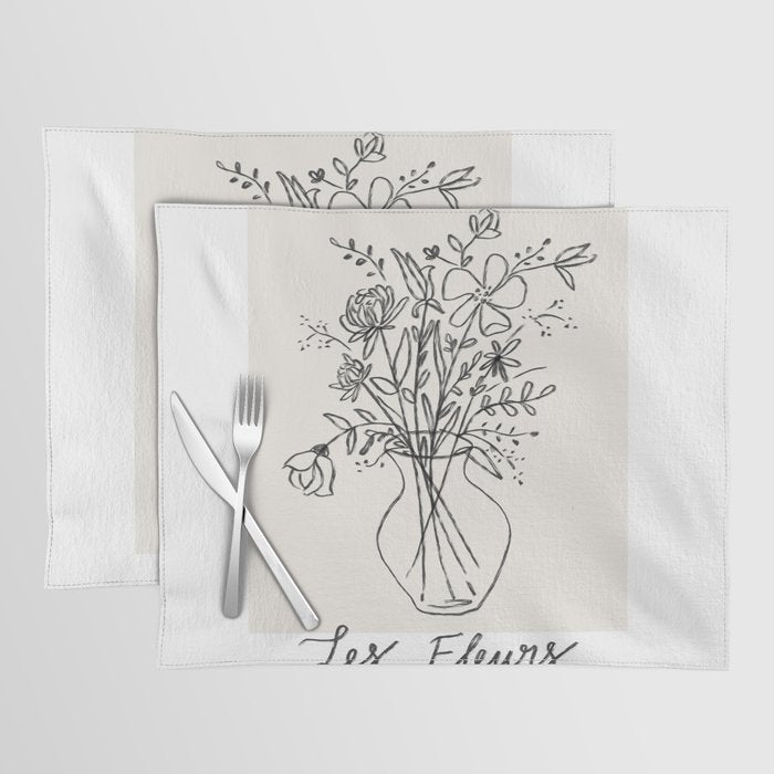 Les Fleurs Placemat Gallery Image 1
