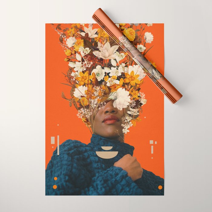 You are my Orange Dreamfield Wrapping Paper Gallery Image 1