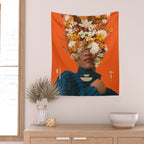 You are my Orange Dreamfield Wall Tapestry Gallery Image 2