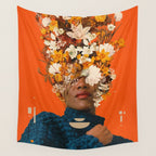You are my Orange Dreamfield Wall Tapestry Gallery Image 4