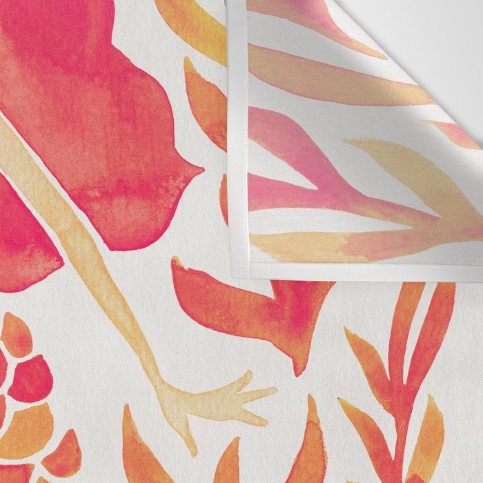 Kelp Forest Mermaid - Peach Palette Wall Tapestry Gallery Image 3