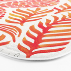 Kelp Forest Mermaid - Peach Palette Bath Mat Gallery Image 3