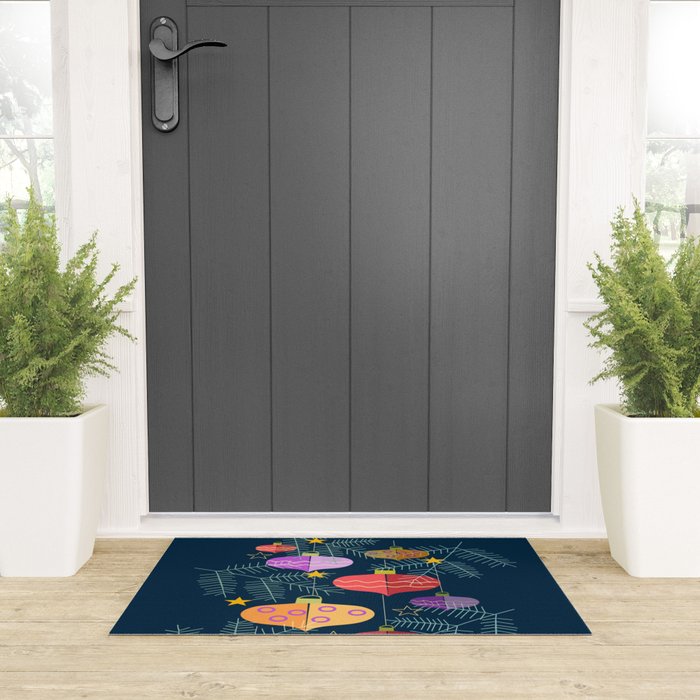 Christmas Decorations Welcome Mat Gallery Image 3
