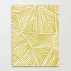 Authentic Aboriginal Art - The Fields (Mustard2) Notebook Gallery Image 4