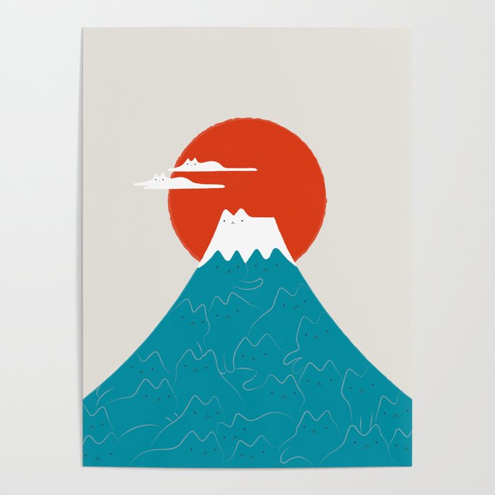 Cat Landscape 144 Poster Gallery Image 1