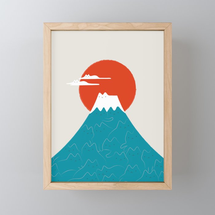 Cat Landscape 144 Mini Art Print Gallery Image 1