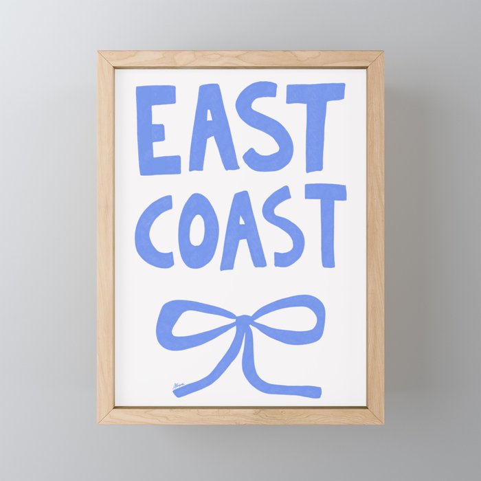 East Coast  Mini Art Print Gallery Image 1