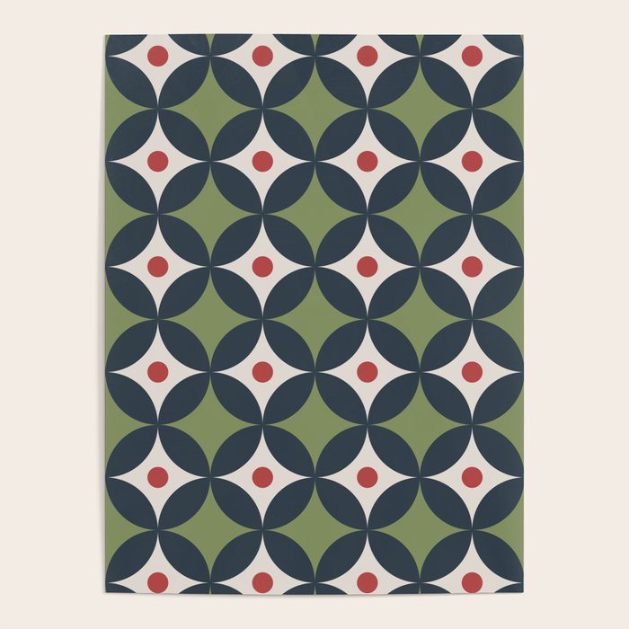 Modern Geometric Starburst Poster Gallery Image 1