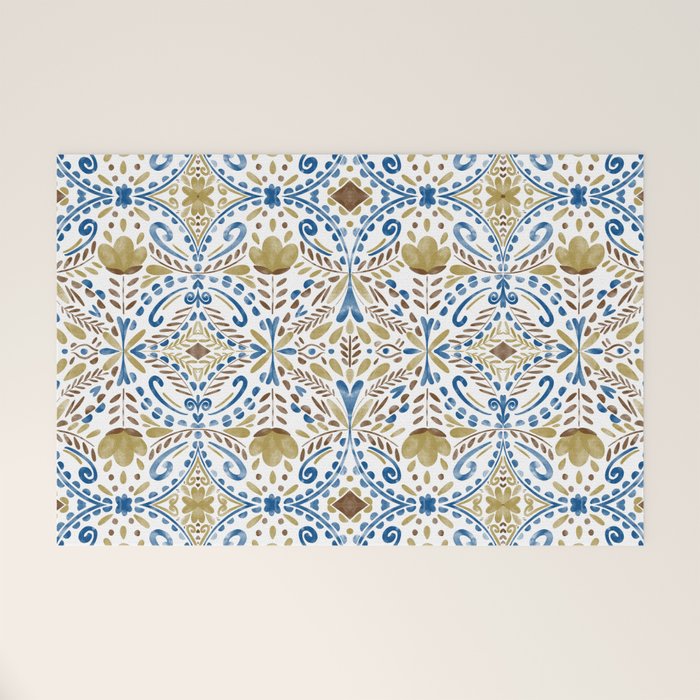 Intricate bohemian charm Welcome Mat Gallery Image 1