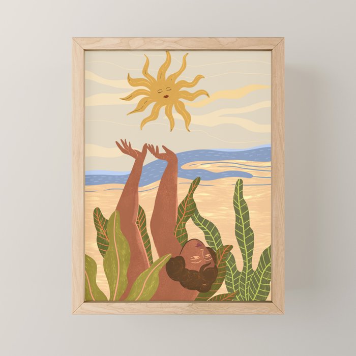 Sun Salutation Mini Art Print Gallery Image 1