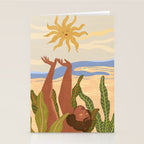 Sun Salutation Stationery Card Gallery Image 2