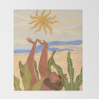 Sun Salutation Throw Blanket Gallery Image 2