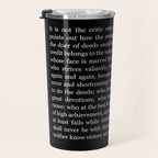 The-Man-In-The-Arena Travel Mug Gallery Image 3