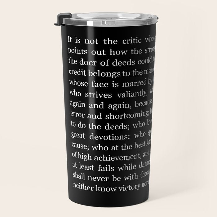 The-Man-In-The-Arena Travel Mug Gallery Image 3