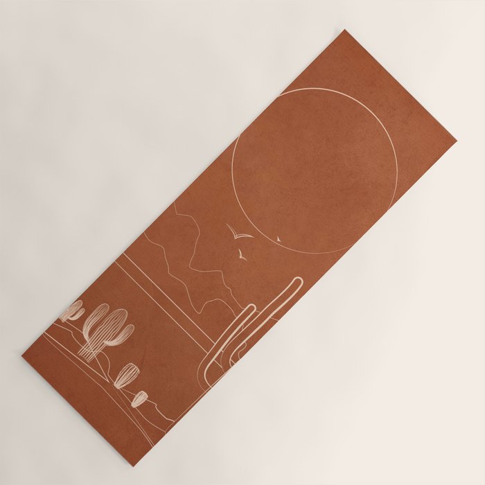 Sun over the Desert 1 Yoga Mat Gallery Image 1
