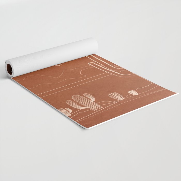 Sun over the Desert 1 Yoga Mat Gallery Image 2