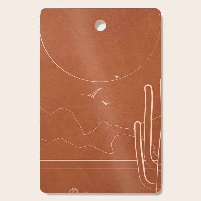 Sun over the Desert 1 Cutting Board Gallery Image 1
