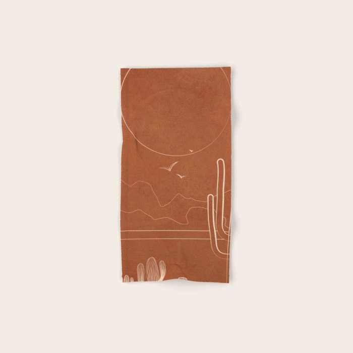 Sun over the Desert 1 Bath Towel Gallery Image 1