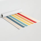 Takaakira - Classic Rainbow Retro Stripes Yoga Mat Gallery Image 2