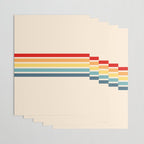 Takaakira - Classic Rainbow Retro Stripes Wrapping Paper Gallery Image 3
