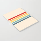Takaakira - Classic Rainbow Retro Stripes Notebook Gallery Image 3