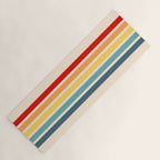 Takaakira - Classic Rainbow Retro Stripes Yoga Mat Gallery Image 1