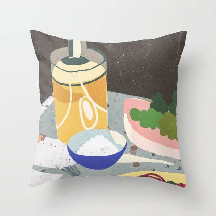 Pasta Day Throw Pillow Gallery Image 1