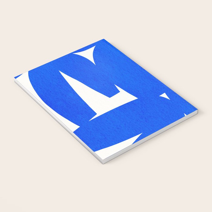 Blue abstract shapes N01 Notebook Gallery Image 3